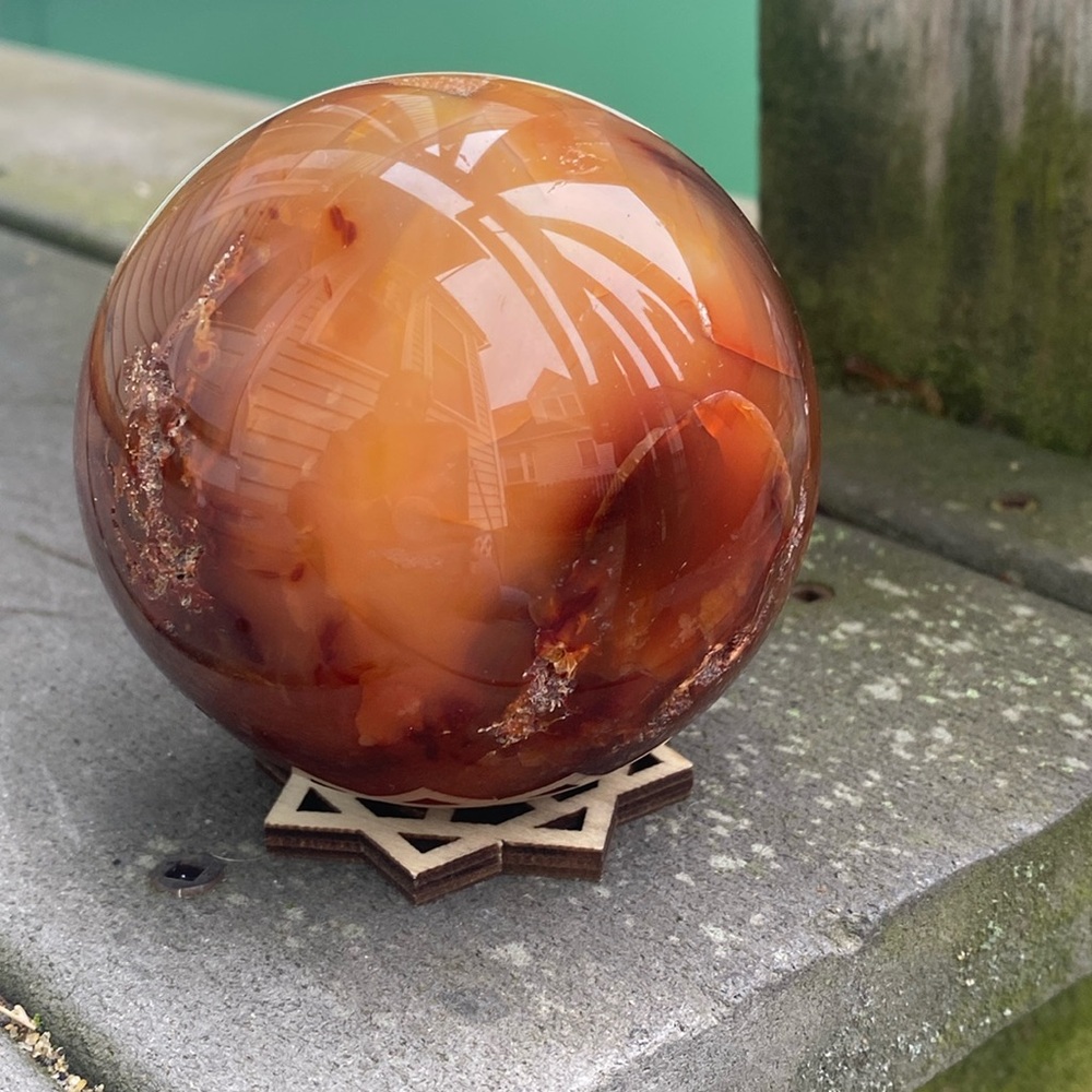 Carnelian Sphere - Picture 3 of 9